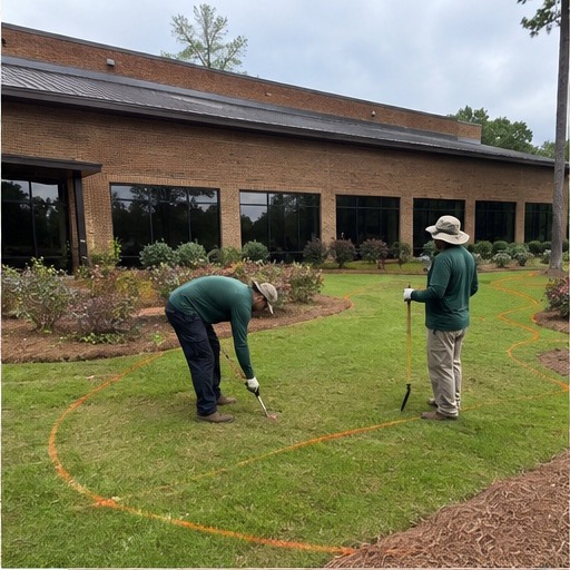 Six-stage commercial landscaping visit, step 2