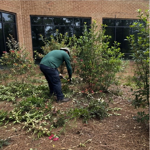 Six-stage commercial landscaping visit, step 4