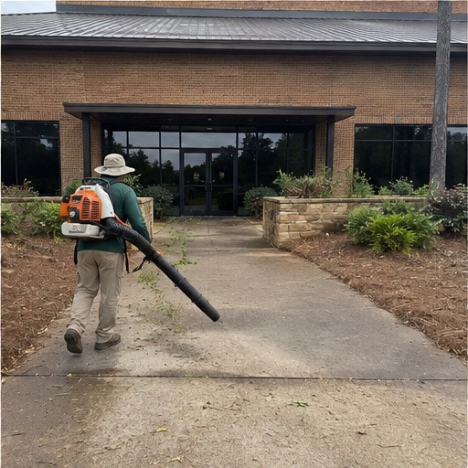 Six-stage commercial landscaping visit, step 5