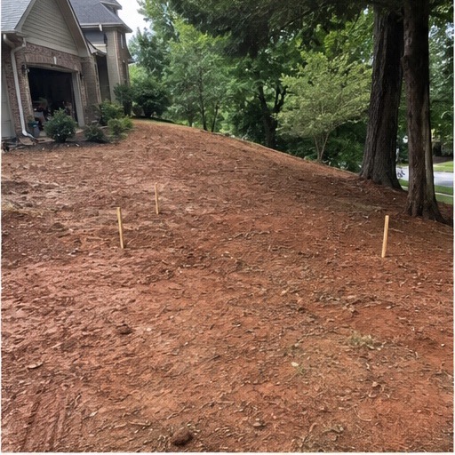 Six-stage sod and grading project, step 2