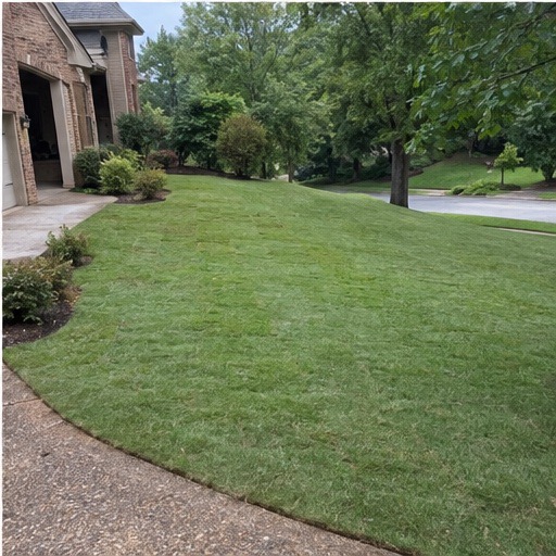 Six-stage sod and grading project, step 6